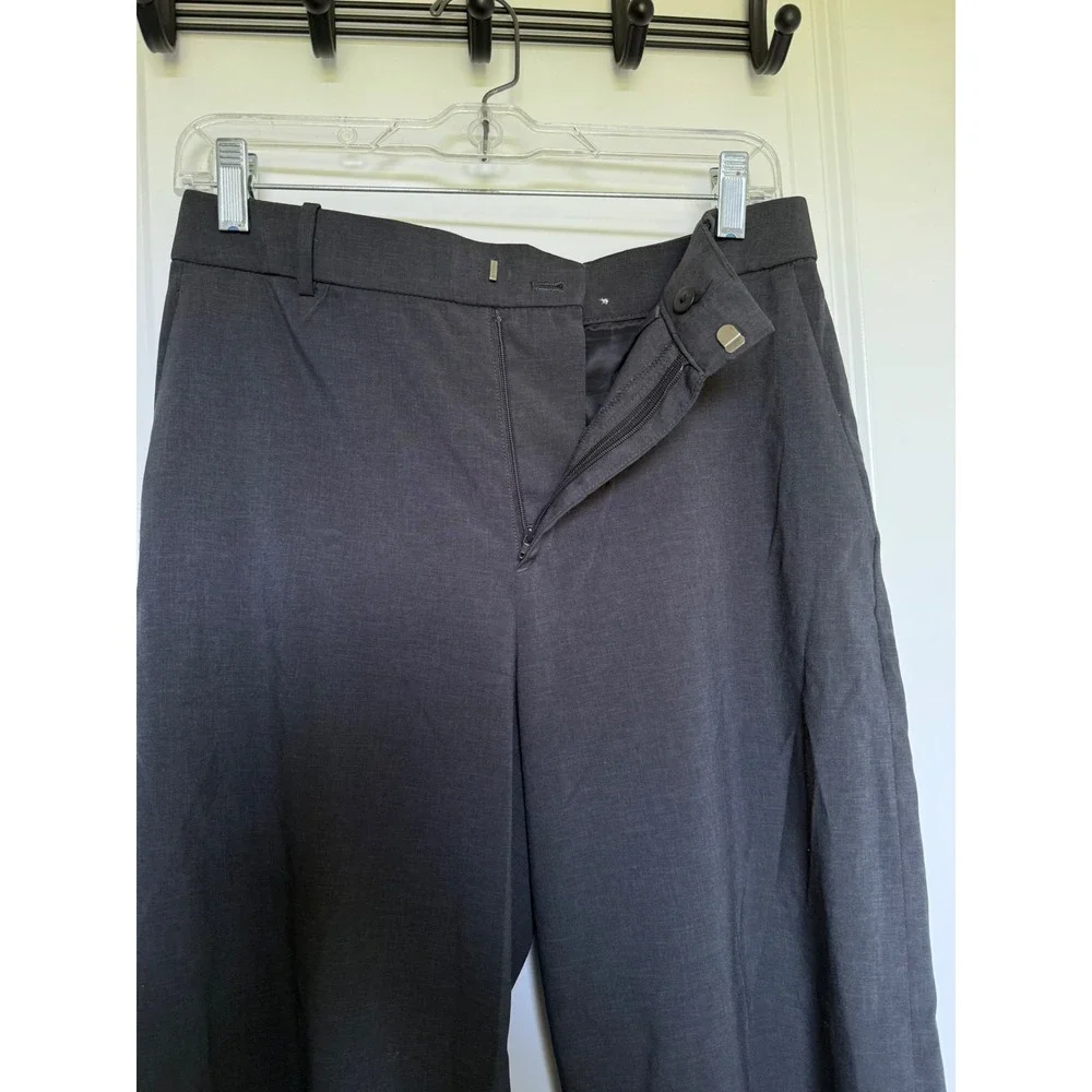 Uniqlo Women's Wide Leg Dress Pants Black Beige Office Formal Boss Trousers S